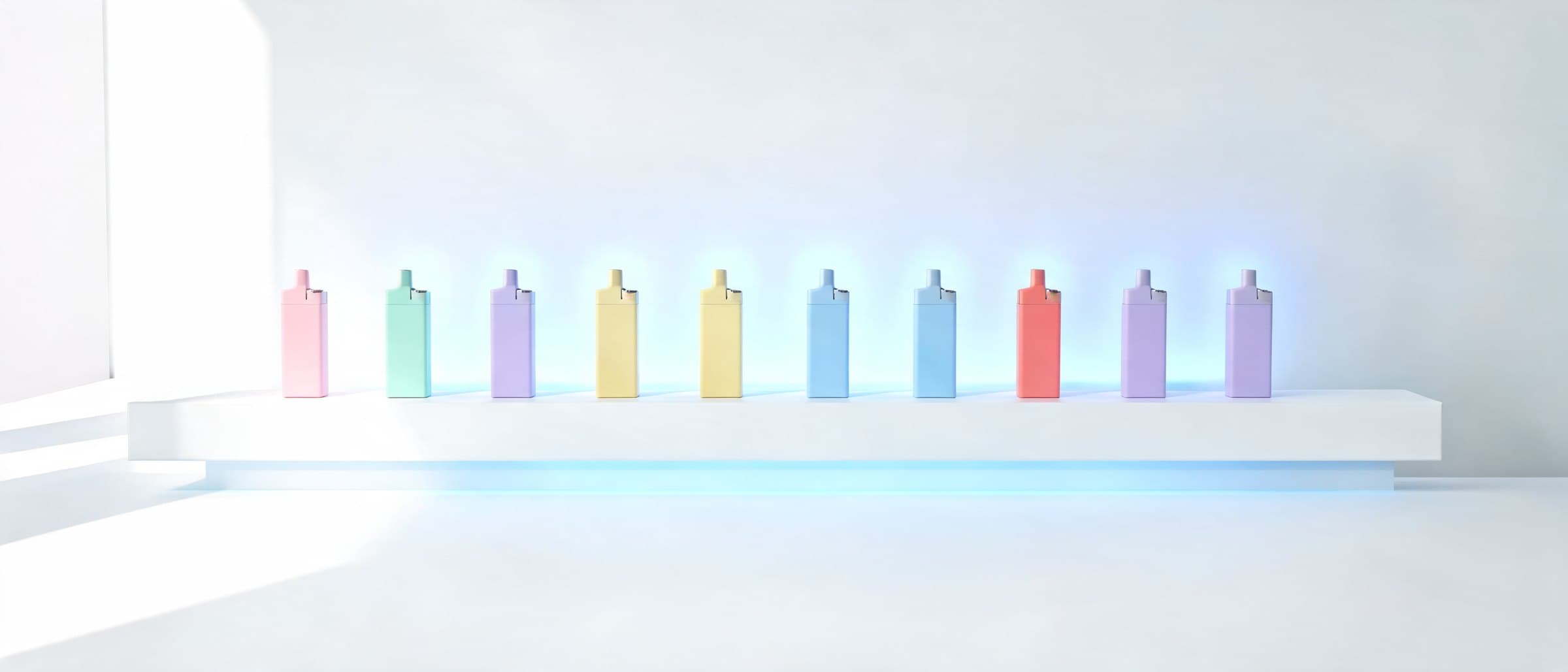 VAPELAND の使い捨てベイプ ラインナップ(イメージ)